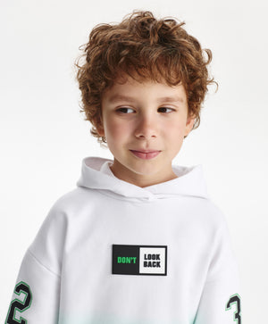 Gulliver Hoodie White for Boys Mini - Drafting