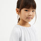 Gulliver White Raglan Short-Sleeve T-Shirt for Girl Mini-Ecuador