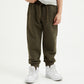 Gulliver Khaki Jogger Pants with Light Wash Effect for Boy Mini-Expedition