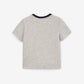 Gulliver Gray Short Sleeve T-shirt for Boy Baby-Highway