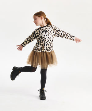 Gulliver Dress Beige for Girls Mini - Irbis