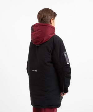 Gulliver Black Mid-Season Puffer Coat for Boys