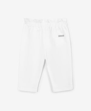 Gulliver White Trousers for Girls - Baby