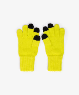 Gulliver Yellow Gadget-Friendly Knit Gloves for Girls