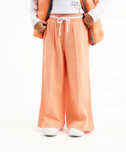 Gulliver Coral Knit Palazzo Trousers for Girl Mini-Court