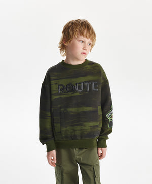 Gulliver Sweatshirt Khaki for Boys Junior-Viaduct