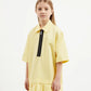 Gulliver Yellow A-Line Cotton Dress for Girl Junior-Arboretum
