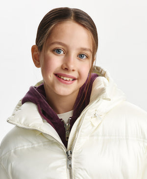 Gulliver Demi-season jacket Milky color for Girls Junior-Monet