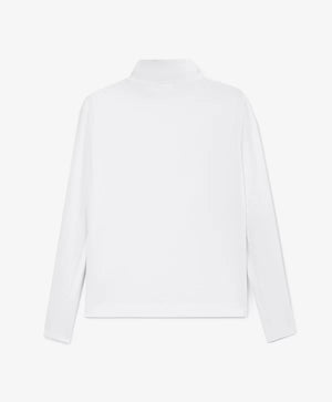 Gulliver White Turtleneck with Sleeve Detailing for Girls