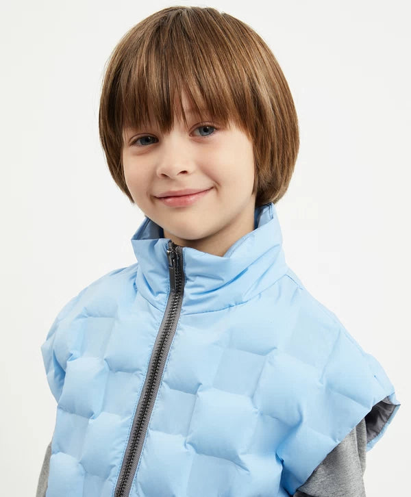 Gulliver Blue Quilted Insulated Vest for Boy Mini-Pixels