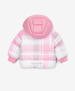 Gulliver Pink Winter Jacket with Print for Baby Girls