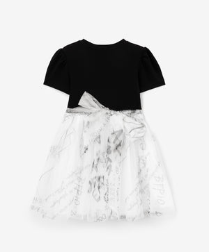 Gulliver Black Dress for Girl Mini Party-Art Object