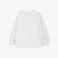 Gulliver White Oversized Sweatshirt for Girls