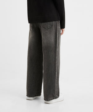 Gulliver Dark grey Flared Jeans Pants for Girls