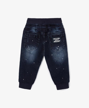 Gulliver Blue Insulated Jogger Jeans for Boys - Comfortable Stylish