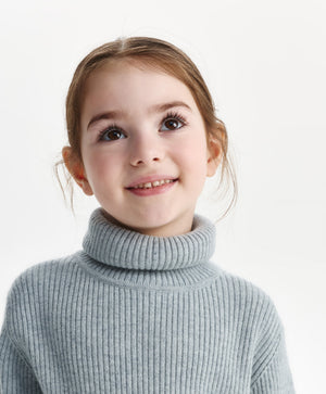 Gulliver Turtleneck Gray for Girls Mini - Polar Owl
