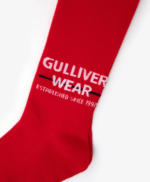 Gulliver Red Patterned Tights for Girls