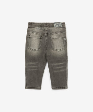 Gulliver Jeans Gray for Boys baby-Snow Leopard