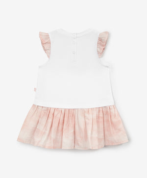Gulliver White Sleeveless Dress for Girls Baby-Pointe Shoes