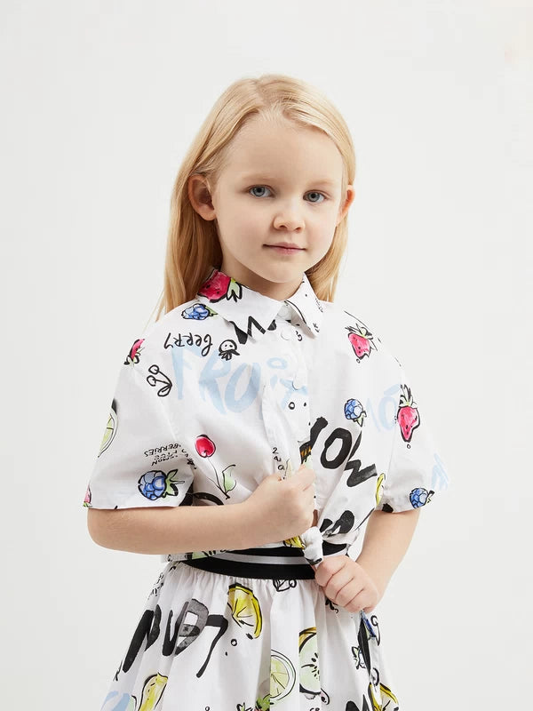 Gulliver White Blouse for Girl Mini-Smoothie