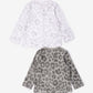 Gulliver Newborn t-shirt, set of 2 psc Gray for Unisex - Snow Leopard