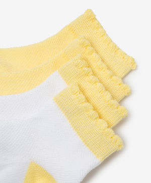 Gulliver Yellow white Socks set of 2 pairs for Girl Baby-Buttercups