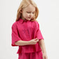 Gulliver Pink Short Sleeve Soft Cotton Shirt for Girl Mini-Smoothie