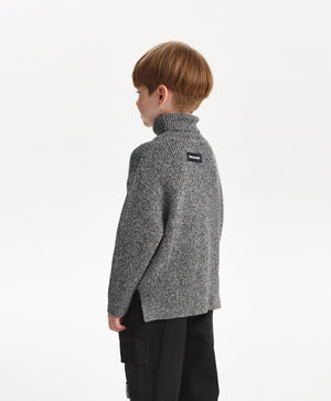Gulliver Sweater Gray for Boys Mini - Tartan