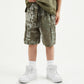 Gulliver Khaki Textile Shorts with Elastic Waist for Boys Mini-Expedition