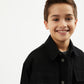 Gulliver Black Denim Jacket for Boy Junior-Matrix