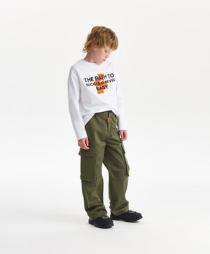 Gulliver Trousers Khaki for Boys Junior-Viaduct