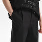 Gulliver Boys Black Straight-Fit Trousers with Elastic Waist -Rose Quartz