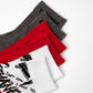 Gulliver White, gray, red Socks, set of 3 pairs for Girls