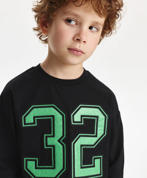 Gulliver Long sleeve t-shirt Black for Boy Mini - Drafting