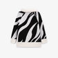 Gulliver Black & White Knitted Sweater with Oversized Collar