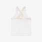 Gulliver White Tank Top with Graphic Text for Girls