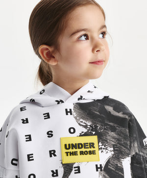 Gulliver Hoodie White for Girls Mini - Baccara