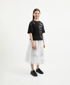 Gulliver White Skirts for Girl Party-Art Object