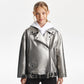 Gulliver Jacket Silver for Girls Junior-Ice