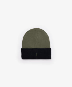 Gulliver Khaki Knit Beanie Hat with Fleece Lining for Boys