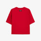 Gulliver Red Printed Short Sleeve T-shirts for Girl Junior-Hot Heart