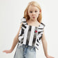 Gulliver Black and White Top for Girl Mini-Smoothie