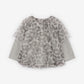 Gulliver Blouse long sleeve Gray for Girls Baby-Snow Leopard