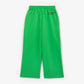 Gulliver Wide-Leg Green Knit Trousers for Girls