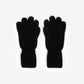 Gulliver Black Knitted Gloves with Touchscreen Tips for Boys