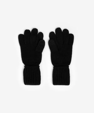 Gulliver Black Knitted Gloves with Touchscreen Tips for Boys