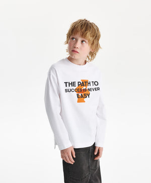 Gulliver Long sleeve t-shirt White for Boys Junior - Viaduct