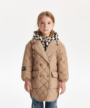 Gulliver Demi-season jacket Beige for Girls Mini - Irbis
