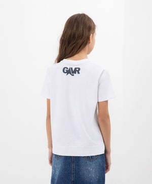 Gulliver White T-shirt for Girl