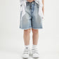 Gulliver Light Blue Denim Shorts for Girl Mini-Smoothie